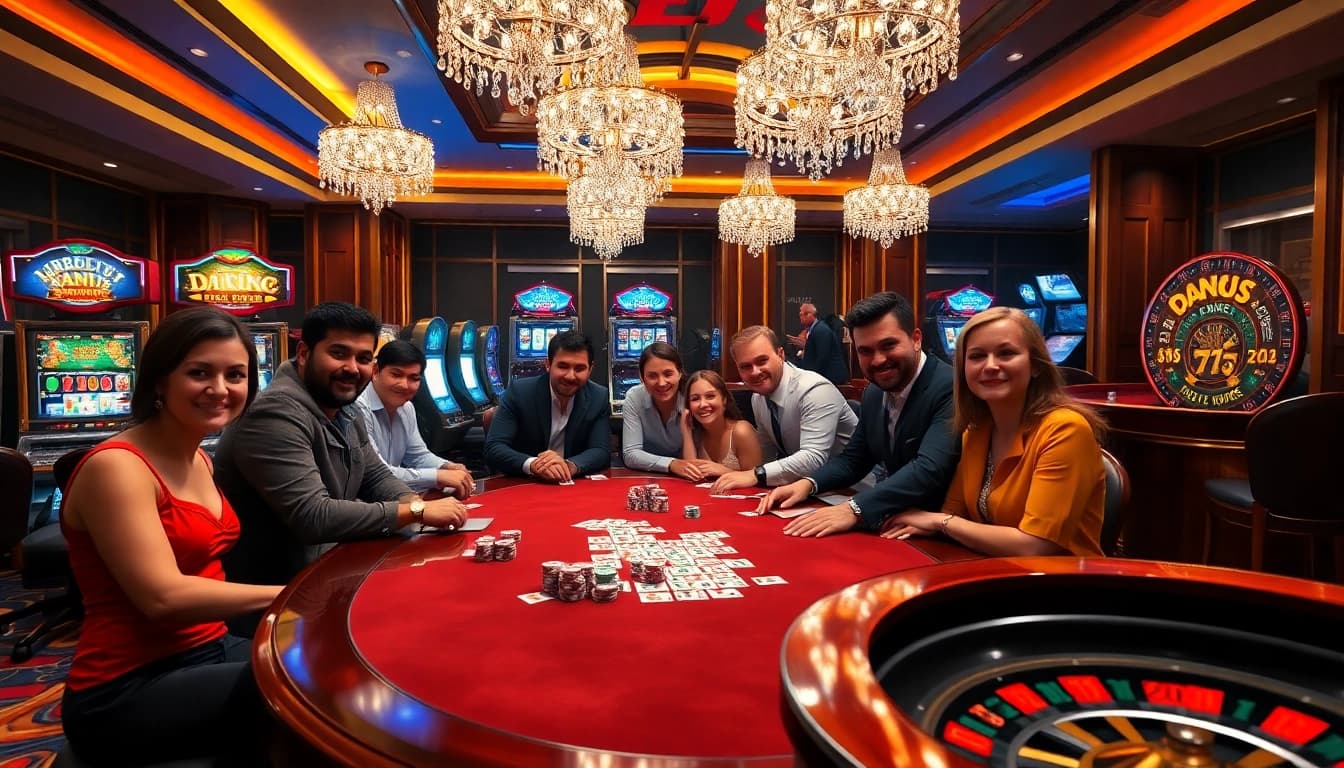 Intense poker action at DH88 casino with vibrant chips and cards on the table.