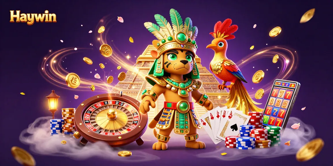 Haywin offers thrilling casino excitement with glowing treasures and dynamic gaming elements.