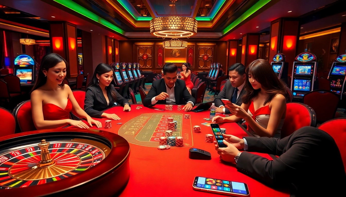 Experience high-stakes excitement at DH88.COM with a luxurious casino scene full of vibrant games.