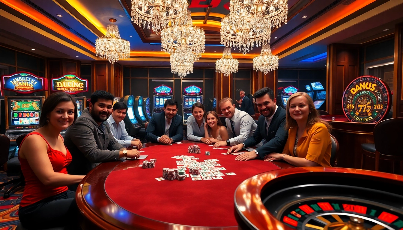Intense poker action at DH88 casino with vibrant chips and cards on the table.