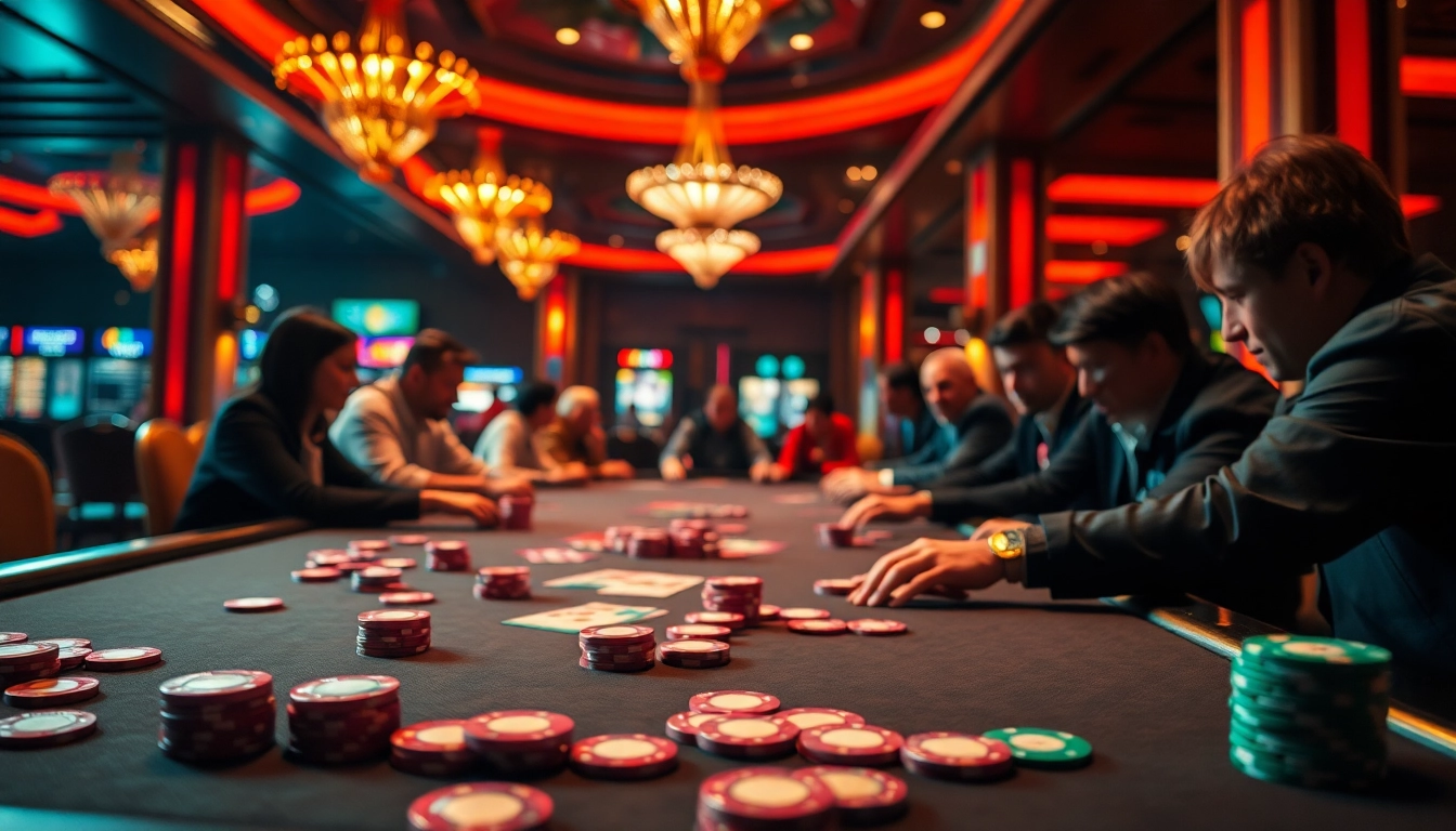 Kenangan4D menang di meja poker dengan pemain bersemangat dan suasana yang meriah.