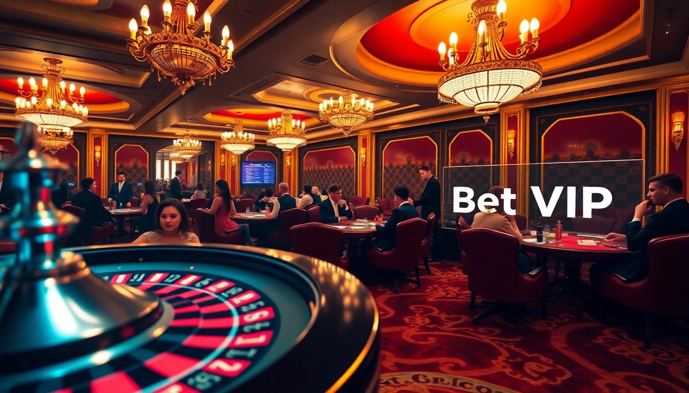 Trải nghiệm cảm giác hồi hộp với Bet VIP trong một casino sang trọng với các cược ở mức cao.