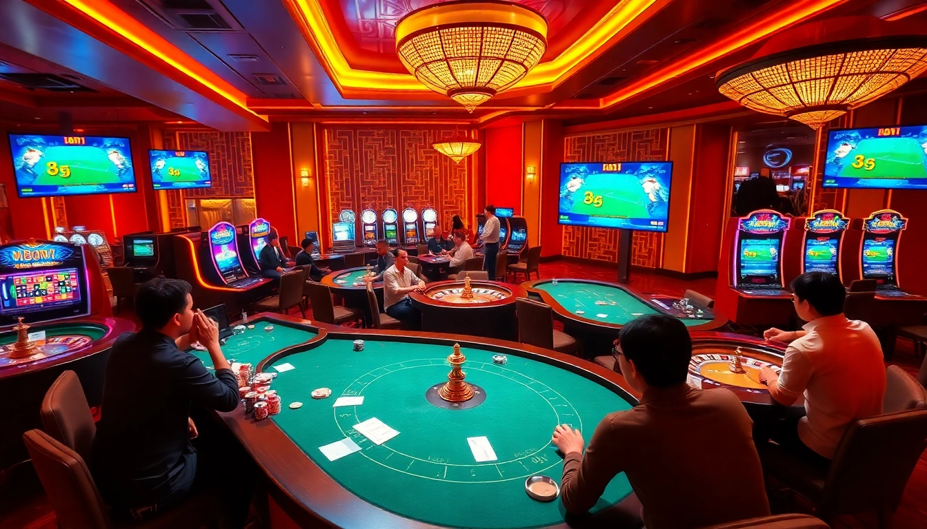 Experience live betting and thrills on luong son tv with exciting casino elements.