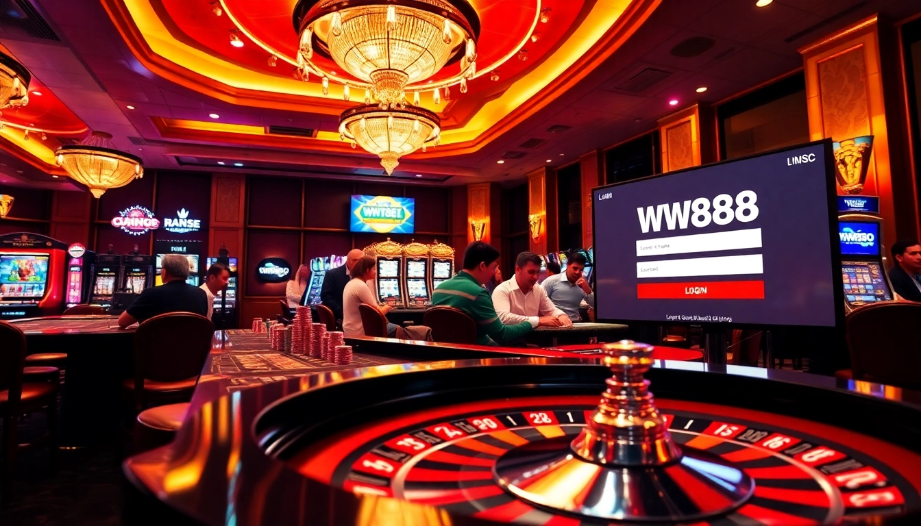 Players enjoying a thrilling poker game while engaging in WW88 đăng nhập on a digital screen.