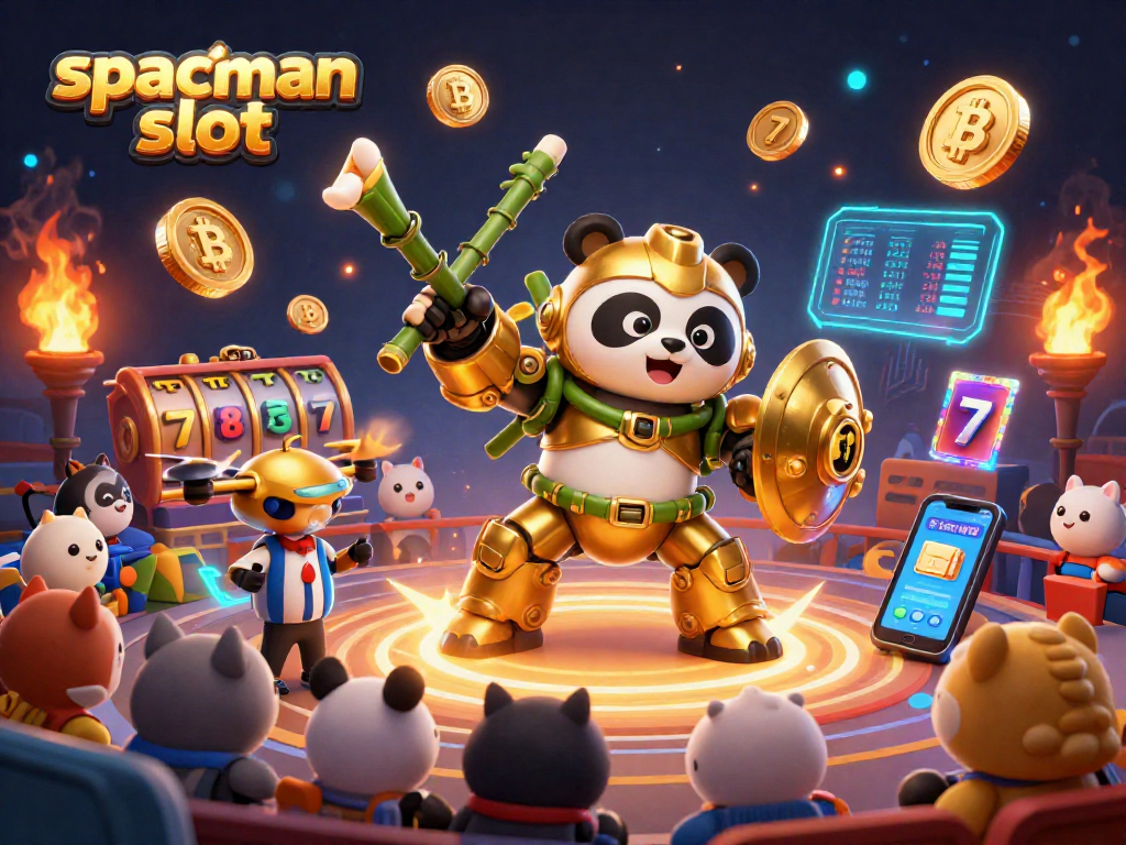 Experience the thrills of the spaceman slot as vibrant characters and game elements come alive in a dynamic gaming arena.