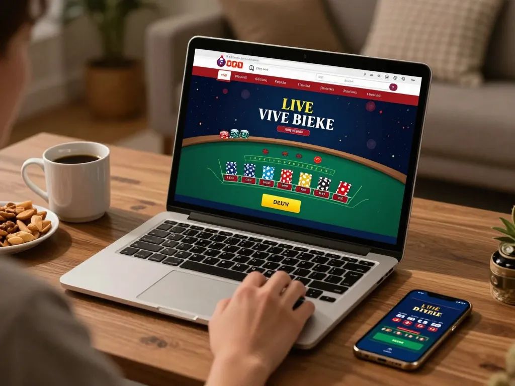Engaging with casino gaming on lc88 platform, highlighting live dealer blackjack excitement.