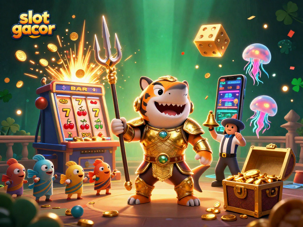 Engage with slot gacor themed underwater colosseum featuring dynamic casino action