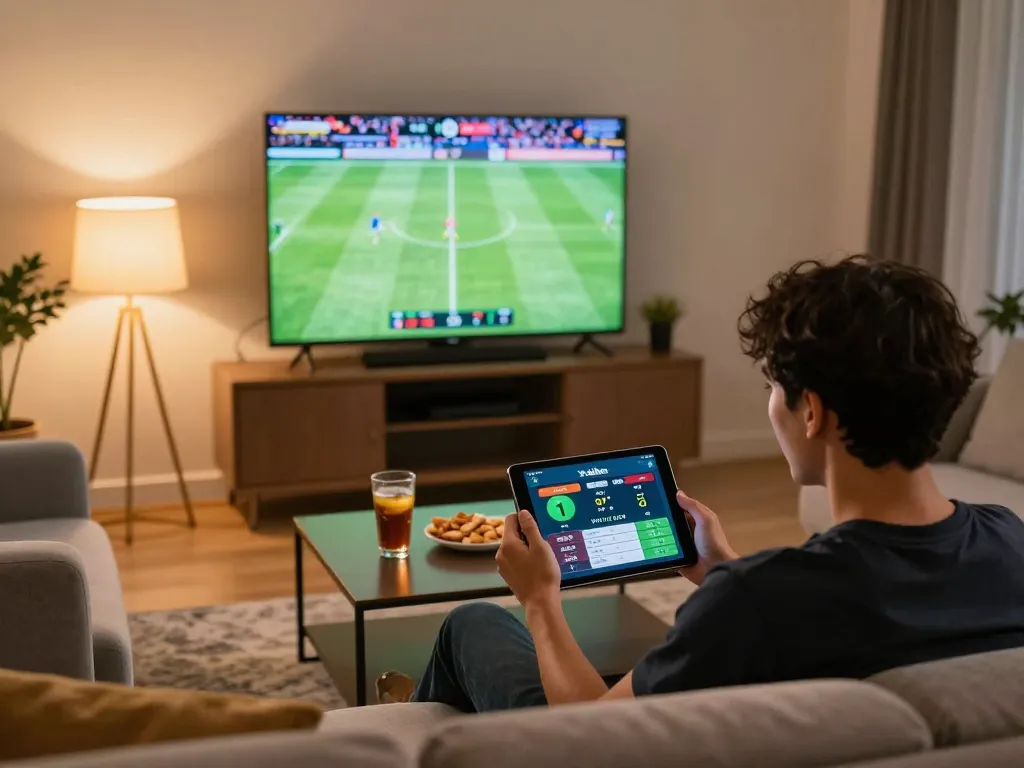 Xoilac sports betting app interface in use, showcasing real-time odds and gameplay excitement.