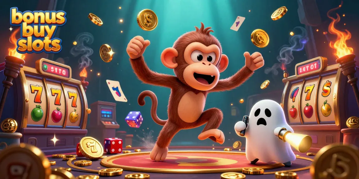 Experience thrilling bonus buy slots with a lively ghost-hunter puppy tracking a playful poltergeist monkey.