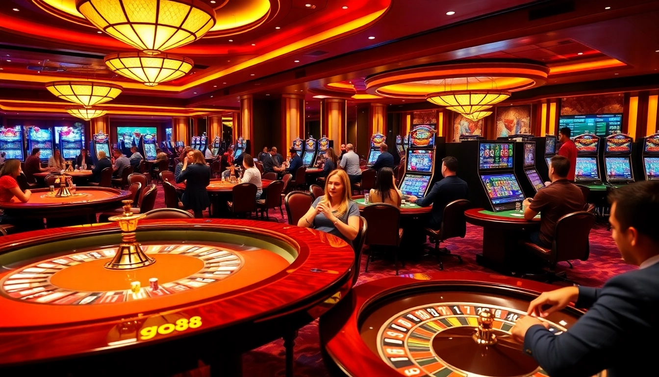 Experience captivating gameplay and excitement at go88's vibrant casino world.