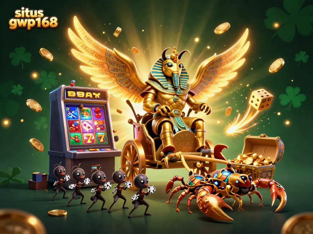 Rasakan keseruan bermain di situs gwp168 dengan ilustrasi kasino 3D yang megah dan penuh warna.