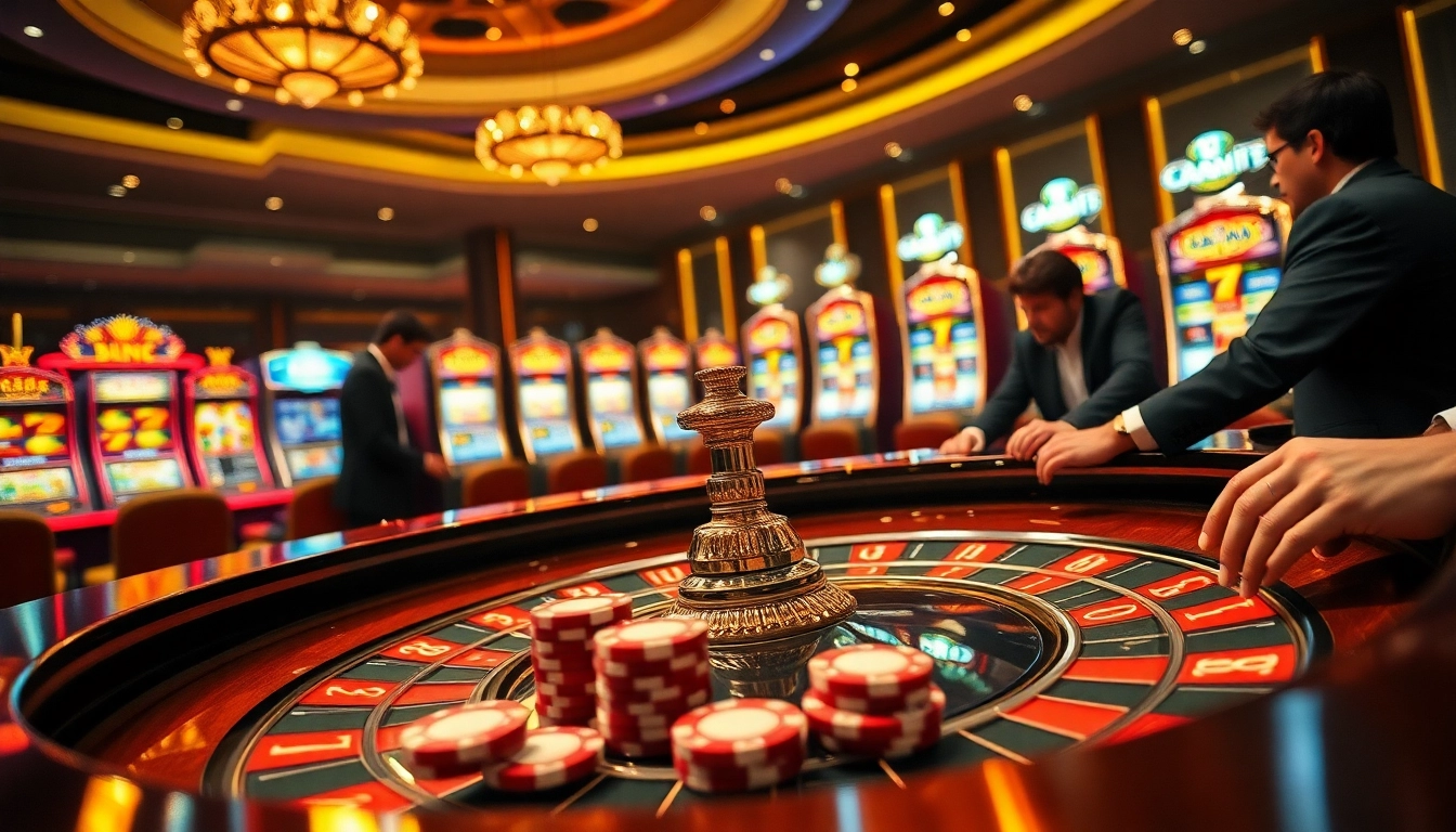 Engage in thrilling gameplay at rr88.com with vibrant roulette action and poker chips.