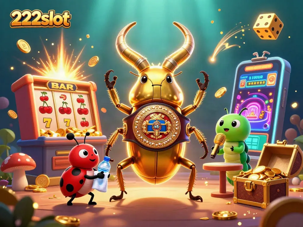 Memainkan 222slot dengan keberuntungan besar, ditampilkan dengan elemen slot penuh warna dan karakter unik.