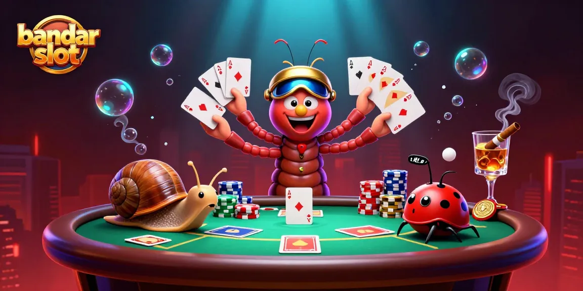 Rasakan keseruan bandar slot dengan meja poker dan dealer kartun yang memukau.