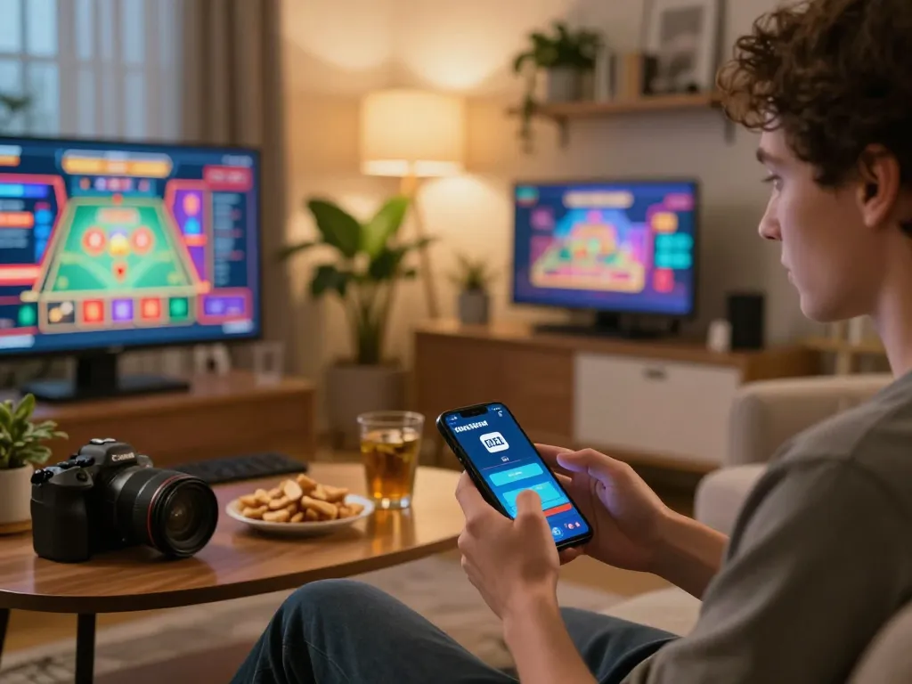 Player engaging with net88 mobile app for immersive online gambling experience