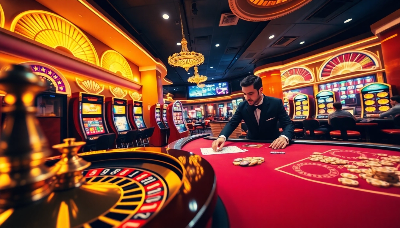 Engage in thrilling casino gameplay at Nhà cái ok8386, featuring vibrant tables and exciting games.