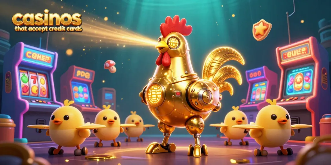Experience exciting gameplay at casinos that accept credit cards with engaging 3D characters and vibrant gaming elements.