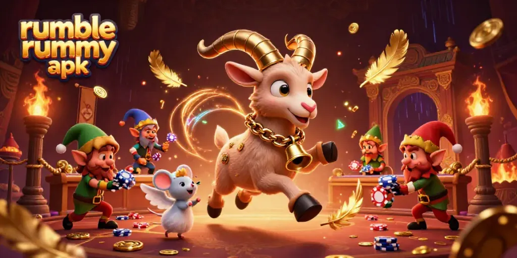 Experience thrilling gameplay with Rumble Rummy APK featuring exciting casino elements!
