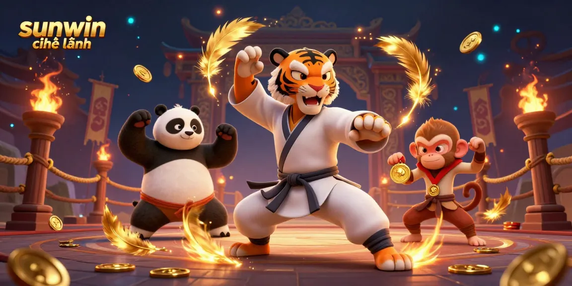 Experience the thrill of sunwin chính hãng with an exciting 3D casino scene showcasing vibrant characters and elements