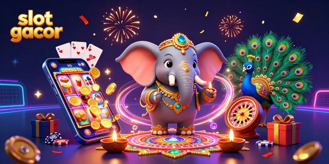 Play slot gacor to win big with vibrant graphics and animated characters in a thrilling casino scene.