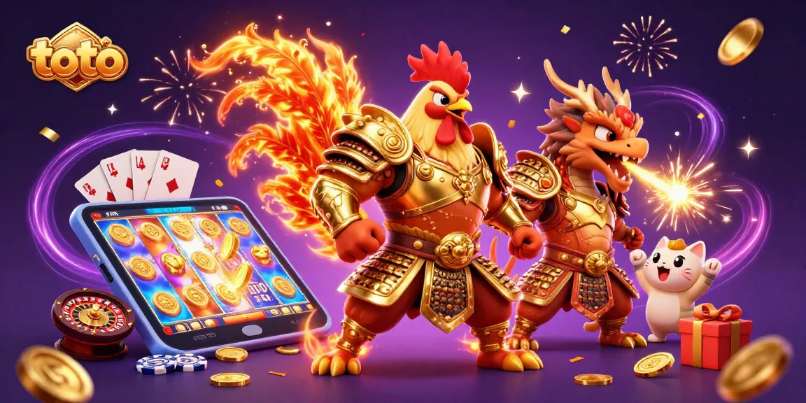 Engage in thrilling toto gaming experiences with vibrant characters and casino elements
