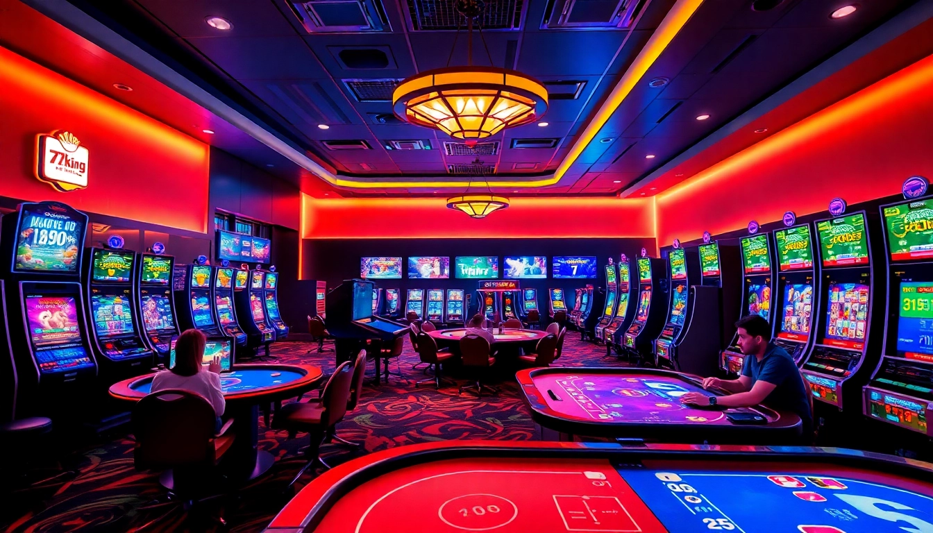 The dynamic gaming environment of 79king showcasing vibrant casino games and player engagement.