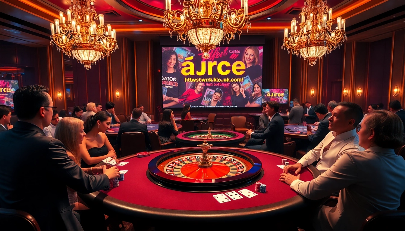 Experience the thrill of gambling at https://kjc.uk.com/ with exciting casino visuals featuring poker and roulette.
