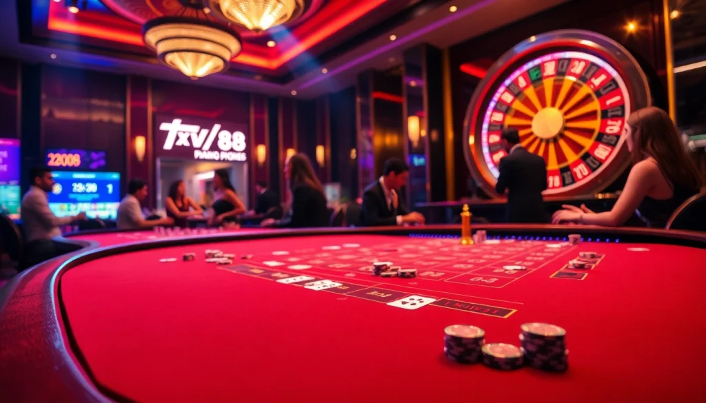 Experience the excitement of Baccarat at Trang Chủ XX88, where professional gambling meets luxury.