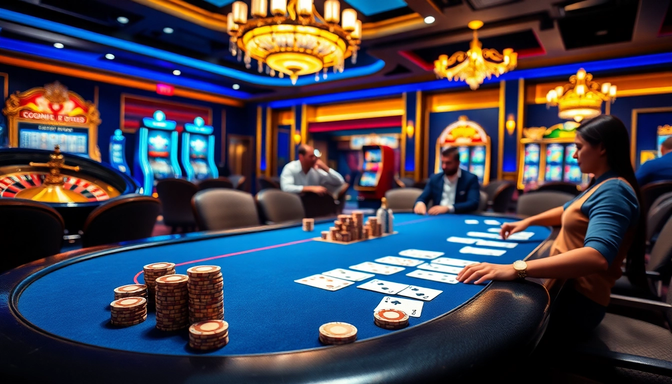 Experience thrilling gameplay at Kubet77's vibrant casino, featuring poker, roulette, and slot machines.