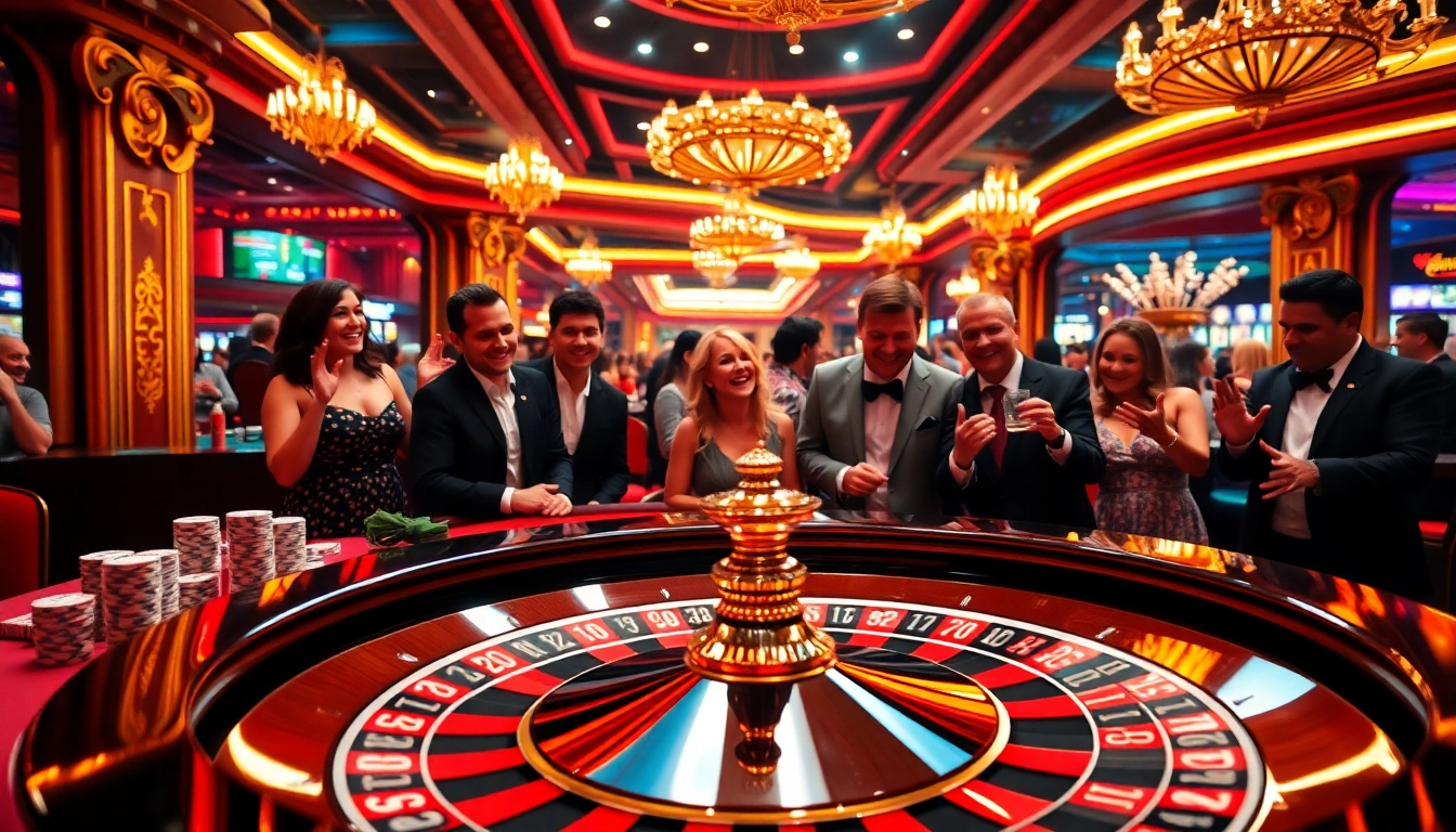 Experience thrilling gameplay at new888 with vibrant poker chips and an exciting roulette table.