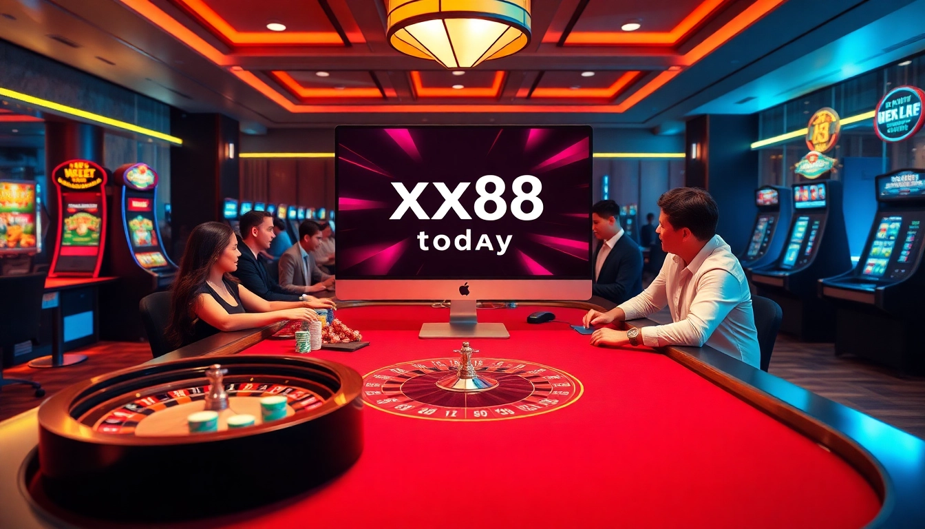 Experience thrilling gambling at https://xx88.today/ with vibrant casino elements and exciting gaming action.