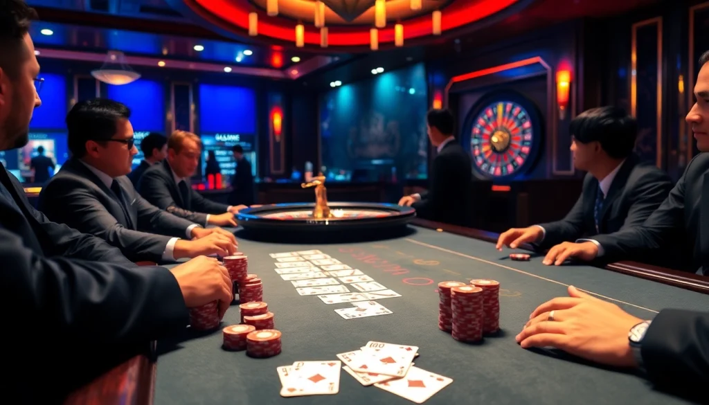 Enjoy high-stakes poker at http://8kbetsg.com, featuring vibrant poker chips and intense gameplay.