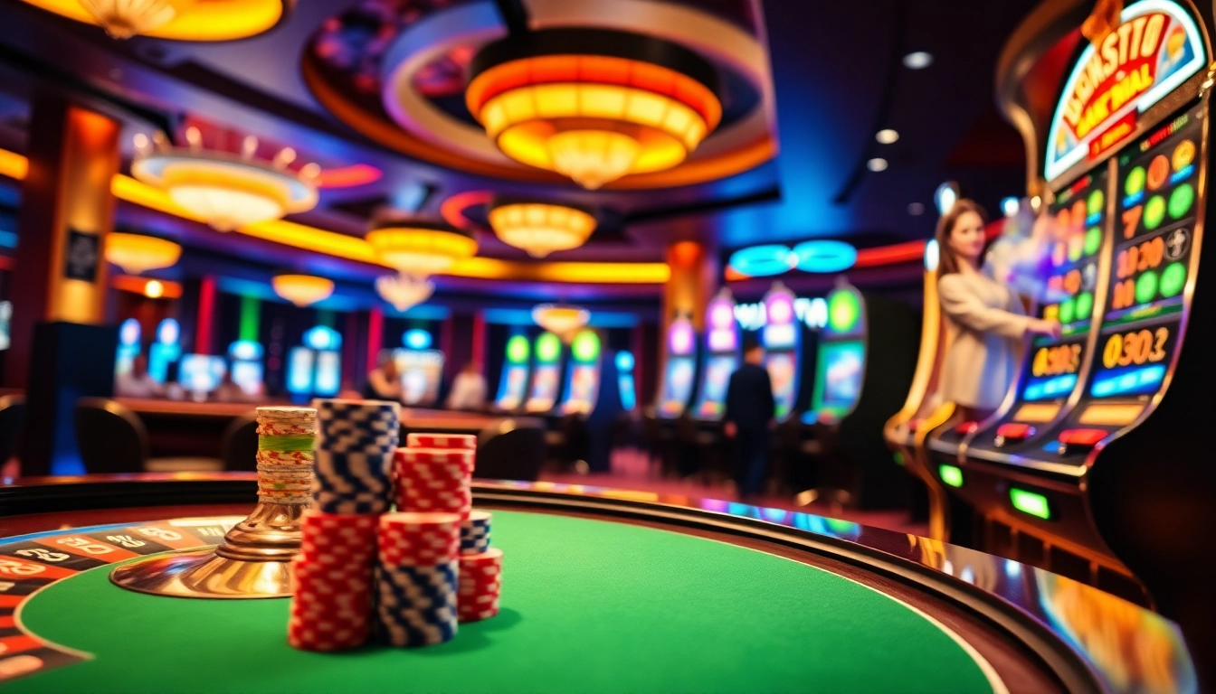 Experience the excitement of gambling with viral88 at a luxurious casino.