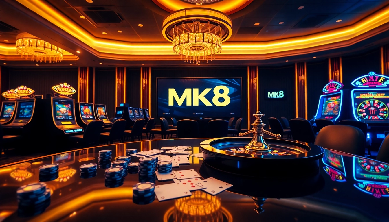 Engage with MK8's premium online casino experience featuring dynamic tables and thrilling slot machines.