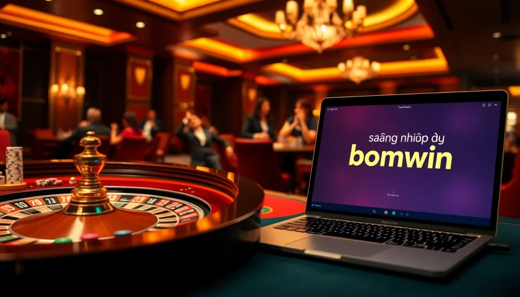 Engage in thrilling gaming excitement with Đăng nhập bomwin at a luxurious casino.