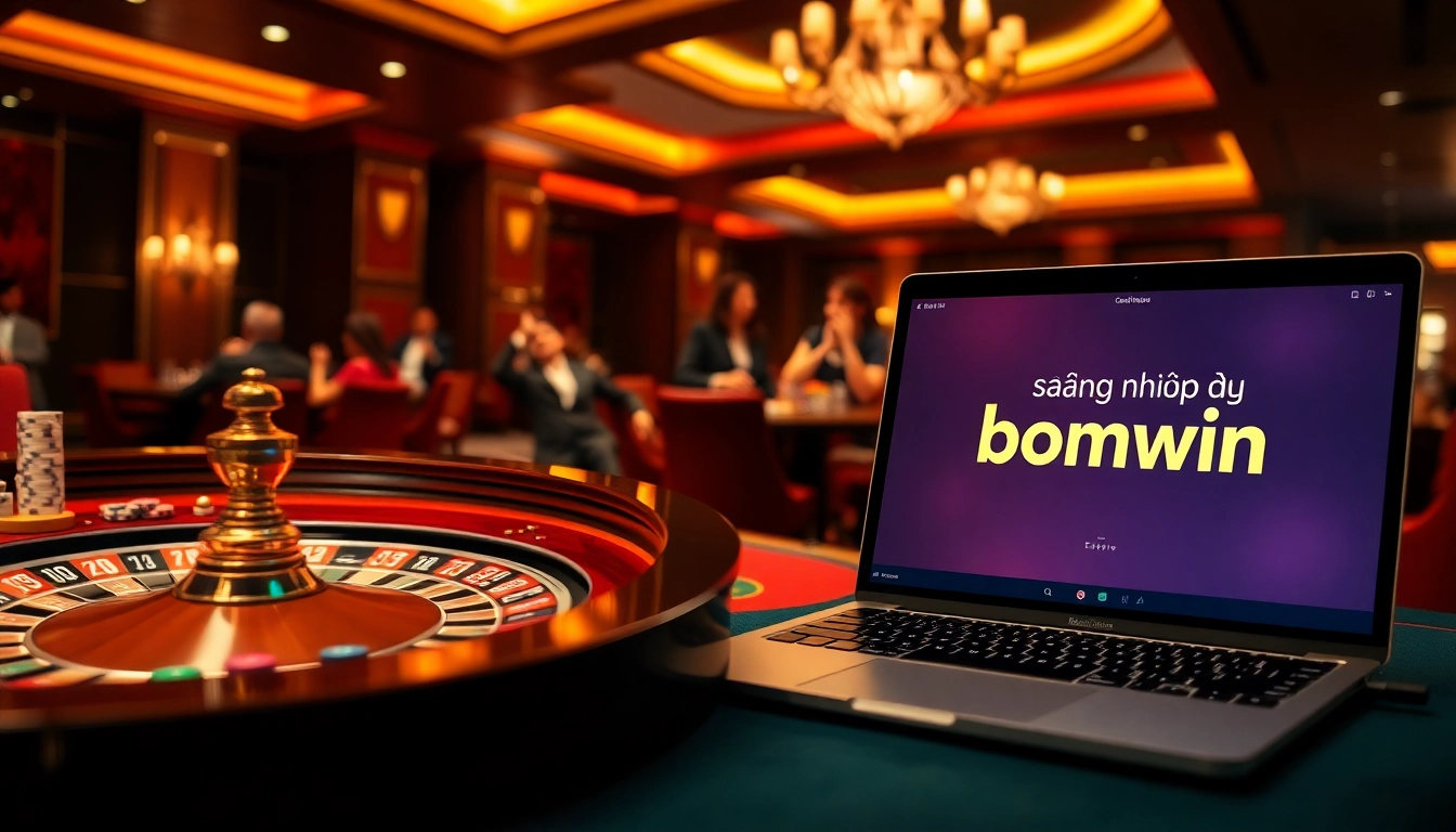 Engage in thrilling gaming excitement with Đăng nhập bomwin at a luxurious casino.