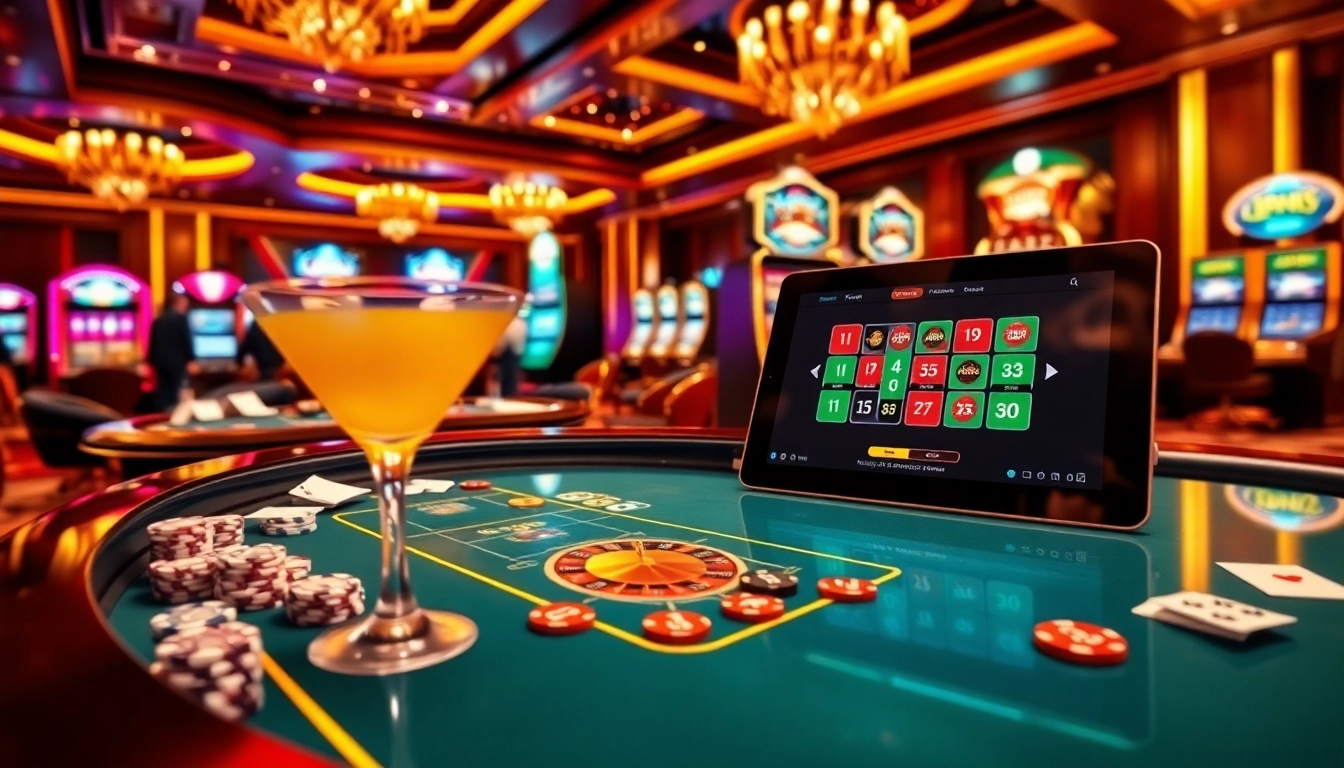 Place bets on a lively roulette table and poker chips at https://luckywin.name, capturing luxurious casino excitement.