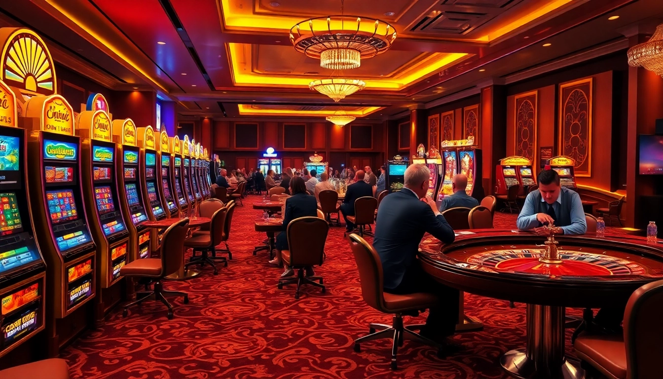 Experience the thrill of high-stakes gaming at https://kk55.blue/ with vibrant casino visuals and engaged players.