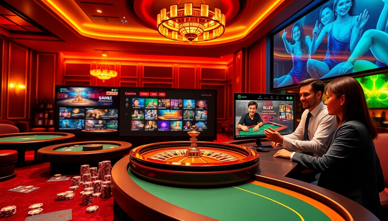 Gameplay excitement at trang chủ BL555 with players enjoying various casino games online.