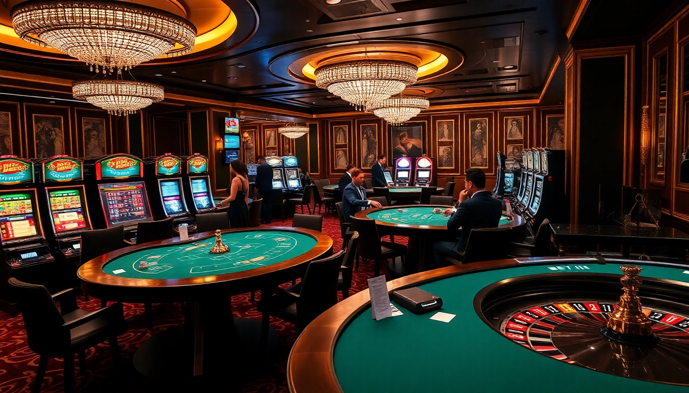 Tham gia những khoảnh khắc 'bet vip' đầy kích động tại một casino sang trọng với các trò chơi sôi động và không gian xa hoa.