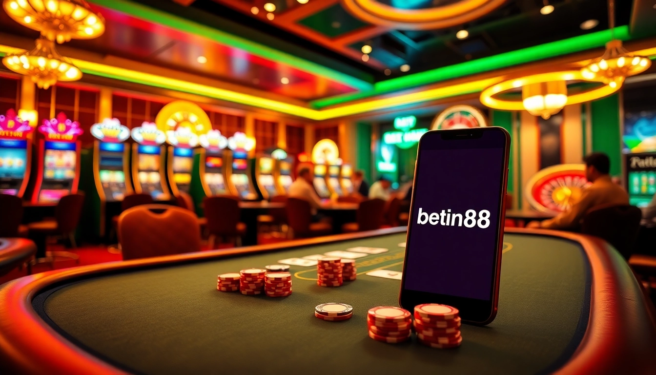 Experience the thrill of winning at Betwin88 with stylish poker action in a luxury casino.