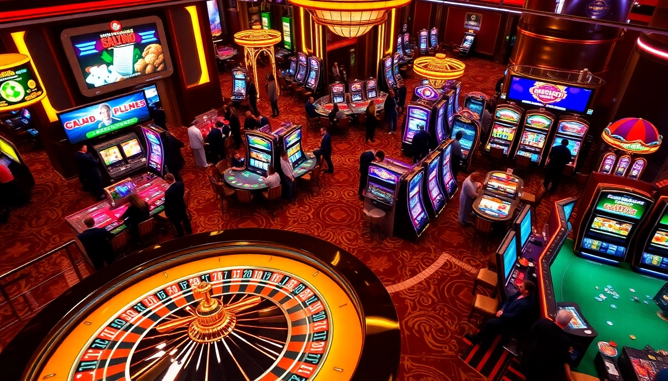 Exciting casino scene featuring roulette and poker chips at https://asisco.ae.org/ with players engaged in games.